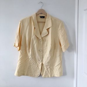 Light baby yellow blouse